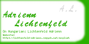adrienn lichtenfeld business card